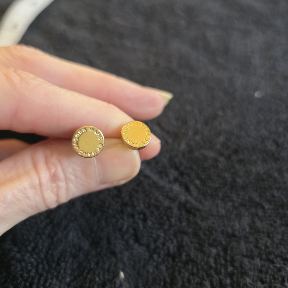 Michael Kors Collection Gold Disc Earrings